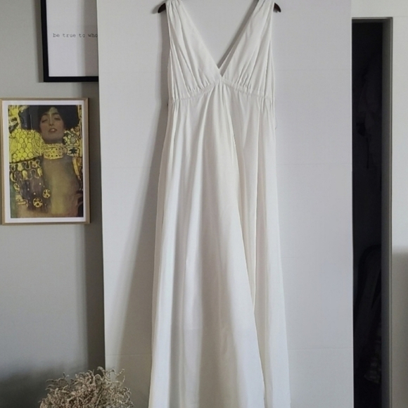 STAUD Waterfall Maxi Dress, White, Size Small, NWT - Picture 5 of 16